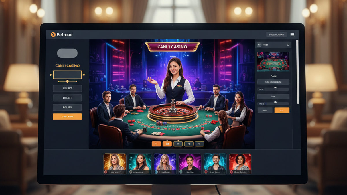 Betroad canlı casino oyunları keyifli ve gerçekçi bir deneyim sağlar.